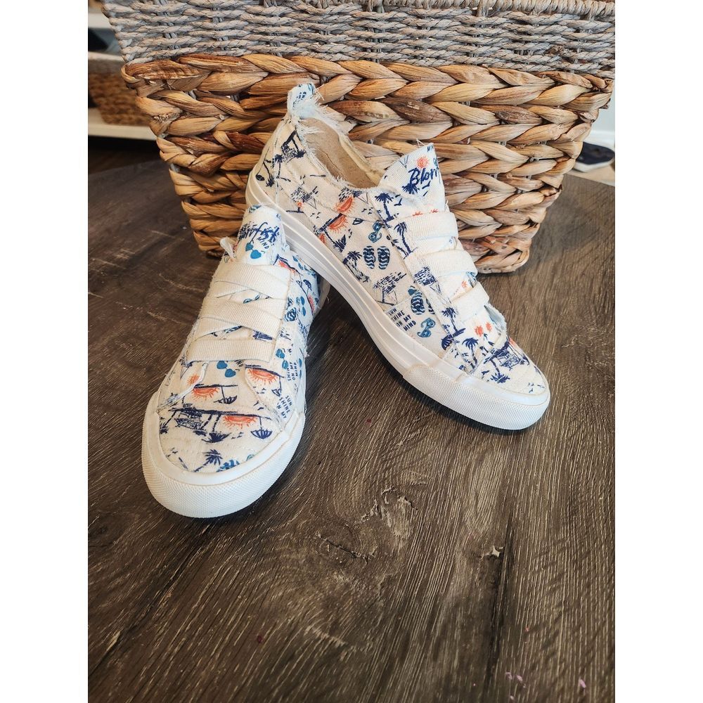 Blowfish Malibu Tropical Beach Design Printed Shoes